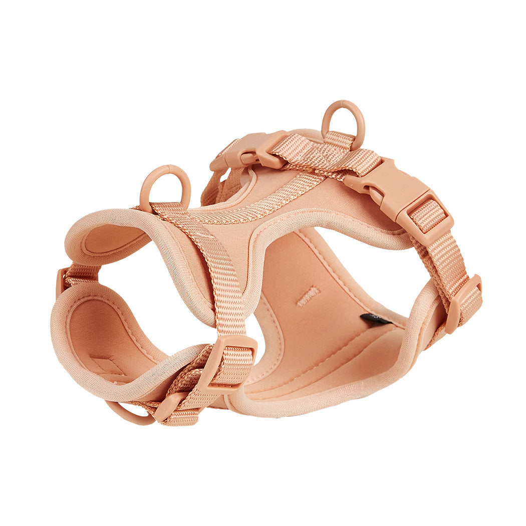 Harness for a pulling dog collar