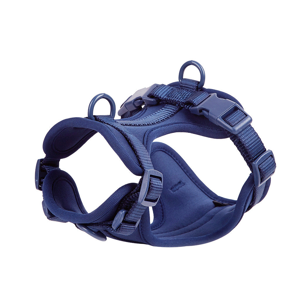 Harness for a pulling dog collar