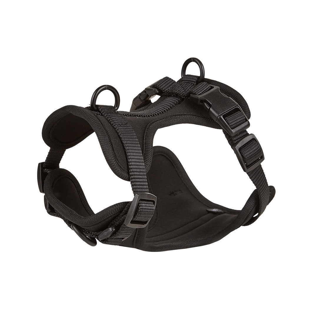 Harness for a pulling dog collar