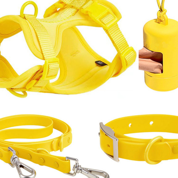 Harness for a pulling dog collar
