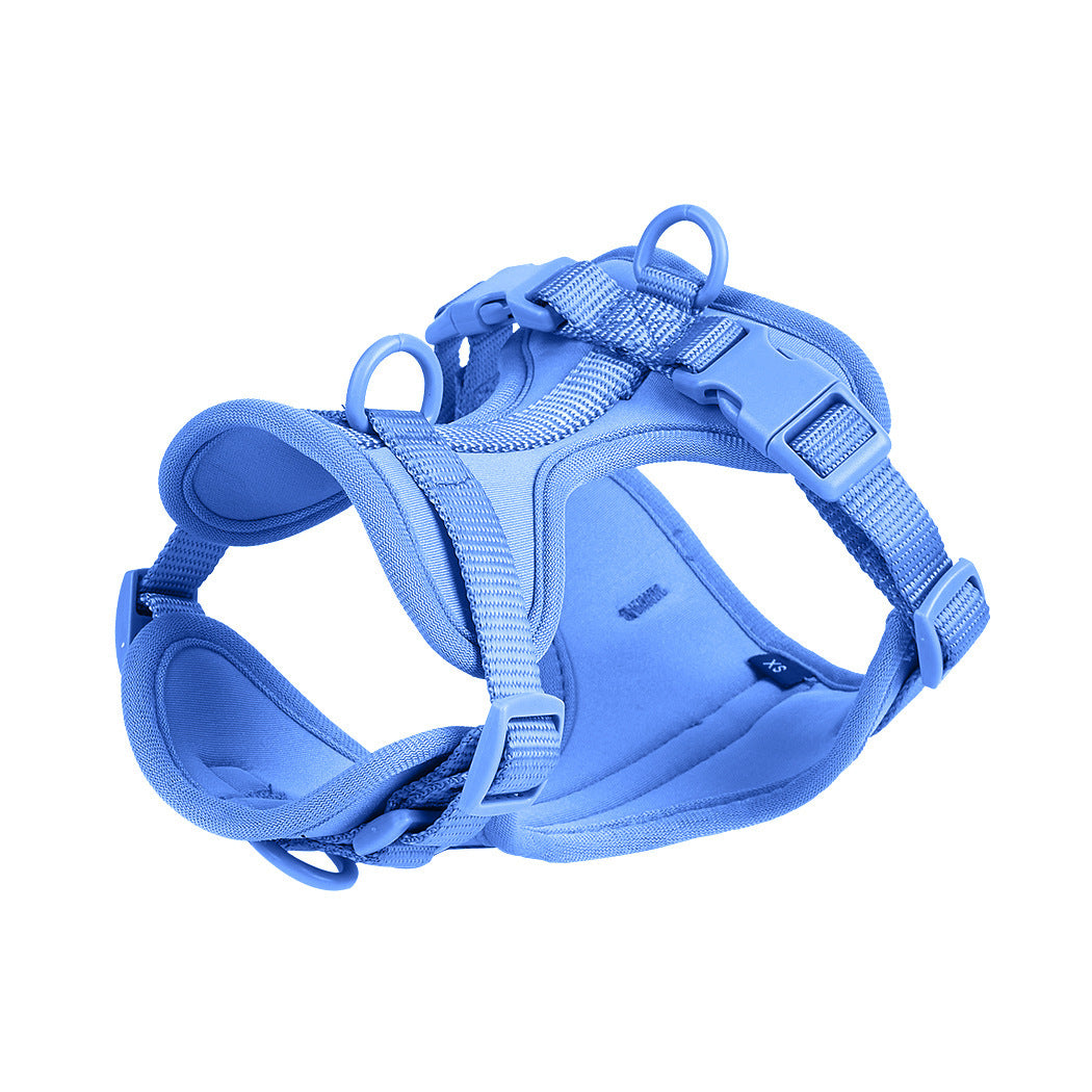 Harness for a pulling dog collar