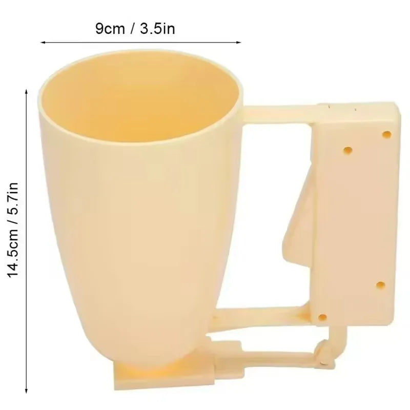 Kitchen Creative DIY Weight Donut Maker Hand-held Batter Dispenser Meatball Maker Waffle Doughnut Machine Cake Cream Dispenser