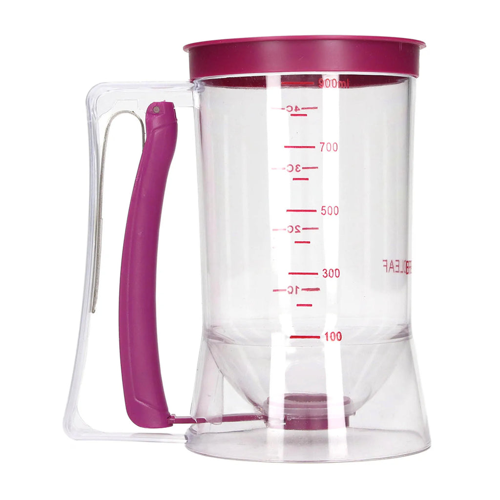 Batter Dispenser ABS 900ml Batter Cream Separator Baking Tool for Pancake Cupcake Cake Waffle Pancake Batter Dispenser