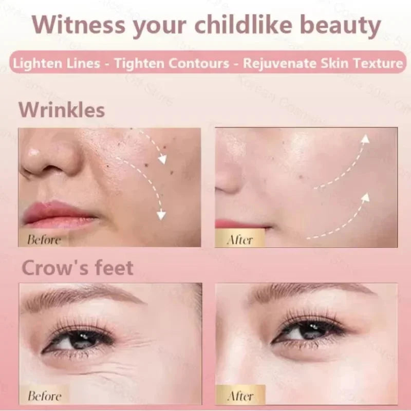Collagen Anti Wrinkle Facial Mask Anti Aging Fade Fine Lines Firm Skin Moisturizing Brightening Smooth SkinCare Korean Cosmetics