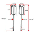 Stainless Steel Hand Mixer Beaters - Universal Whisk Attachments, 1/2pcs Replacement for Electric Mixers, Rust-Resistant