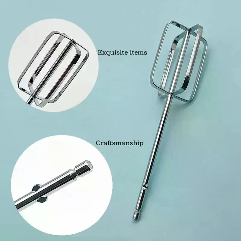 Stainless Steel Hand Mixer Beaters - Universal Whisk Attachments, 1/2pcs Replacement for Electric Mixers, Rust-Resistant