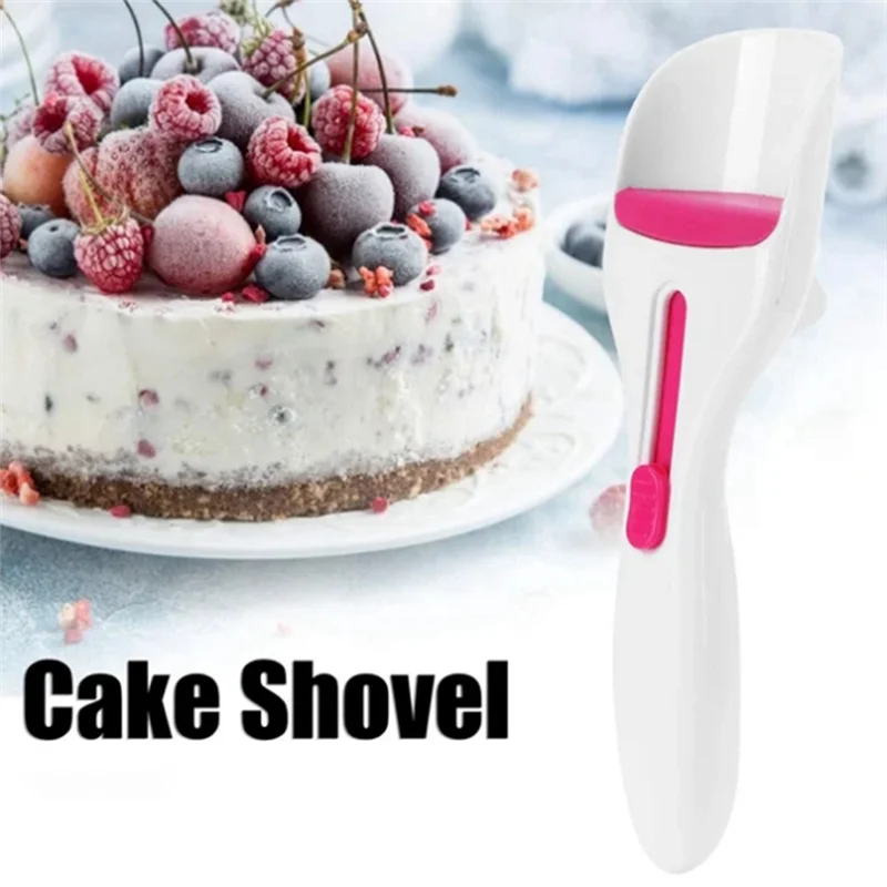 A69ecake Batter Distribution Scoop, One-Touch Sliding Button Dispenses Batter, Home Batter Dispenser Baking Tool