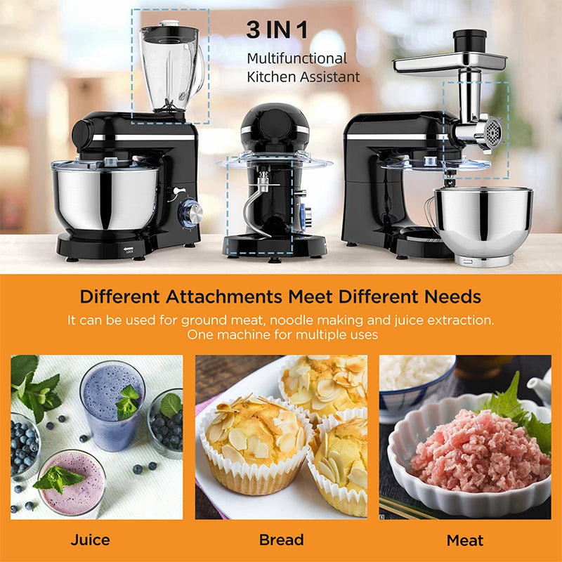 Kitchen Appliances Batidora MixerJuicer Grinder Blender Aid Functional Robot Beater Stand Food Mixer
