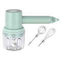 Wireless Electric Food Mixer USB Hand Blender Portable 3 Speeds Dough Garlic Crusher Cream Egg Beater Baking Masher Kitchen Tool