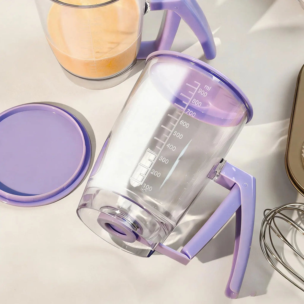 Home Baking Supplies Batter Dispenser with Graduations for Waffle Maker And Muffin Mix Separator Kitchen Tool