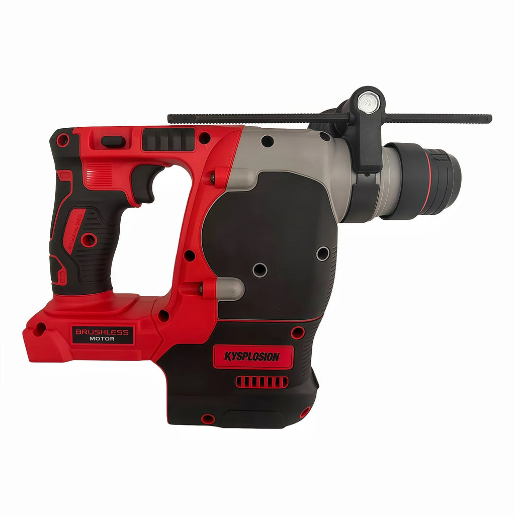 2 Modes Brushless SDS Rotary Hammer Drill Breaker Jackhammer Power Tool for Milwaukee M18 Battery Tool Only