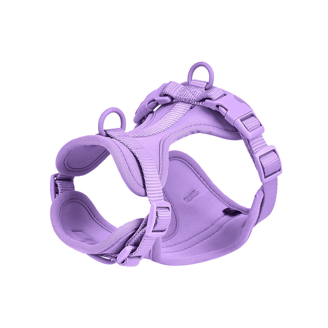 Harness for a pulling dog collar