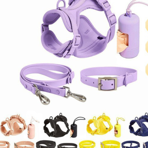 Harness for a pulling dog collar